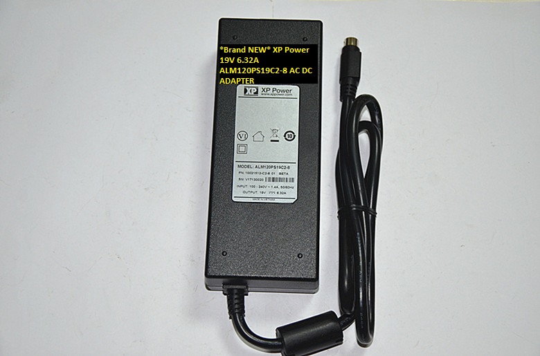 *Brand NEW* 19V 6.32A XP Power ALM120PS19C2-8 AC DC ADAPTER